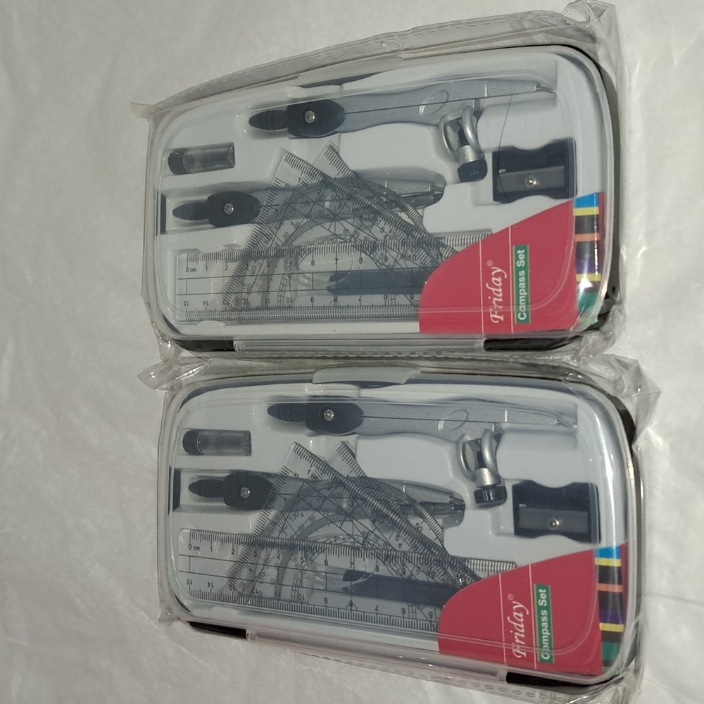 Lot of 2 compass sets - Friday compass set lot of 2 NEW